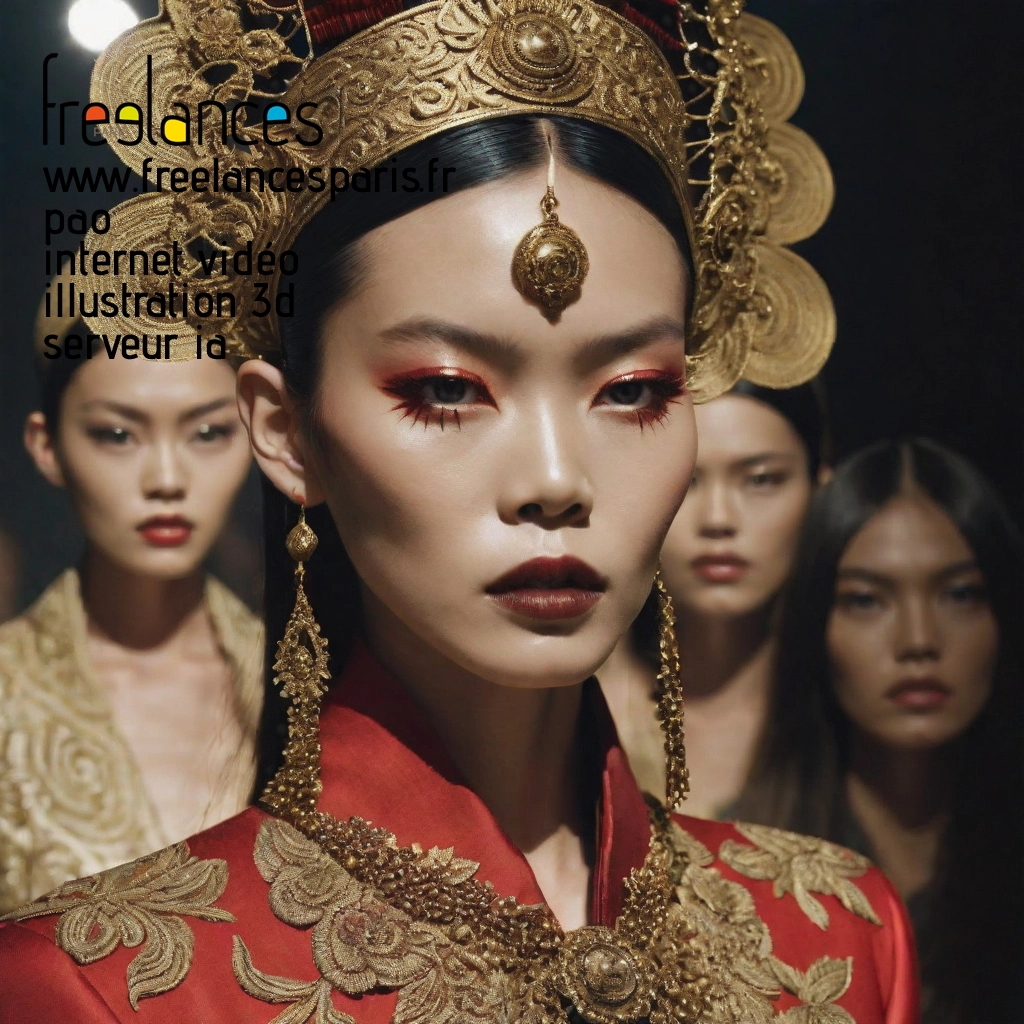 Pao mise en page internet vidéo illustration 3d serveur IA générative AI freelance paris studio de création magazines ldelwc70